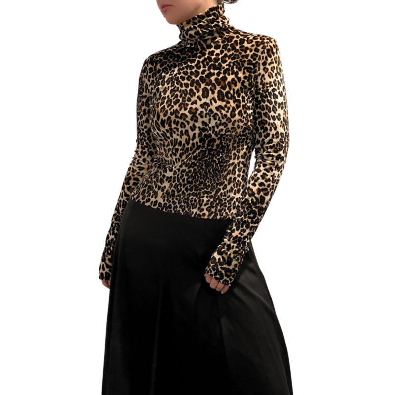 THE PARADISE TOP - LEOPARD - MADE TO ORDER