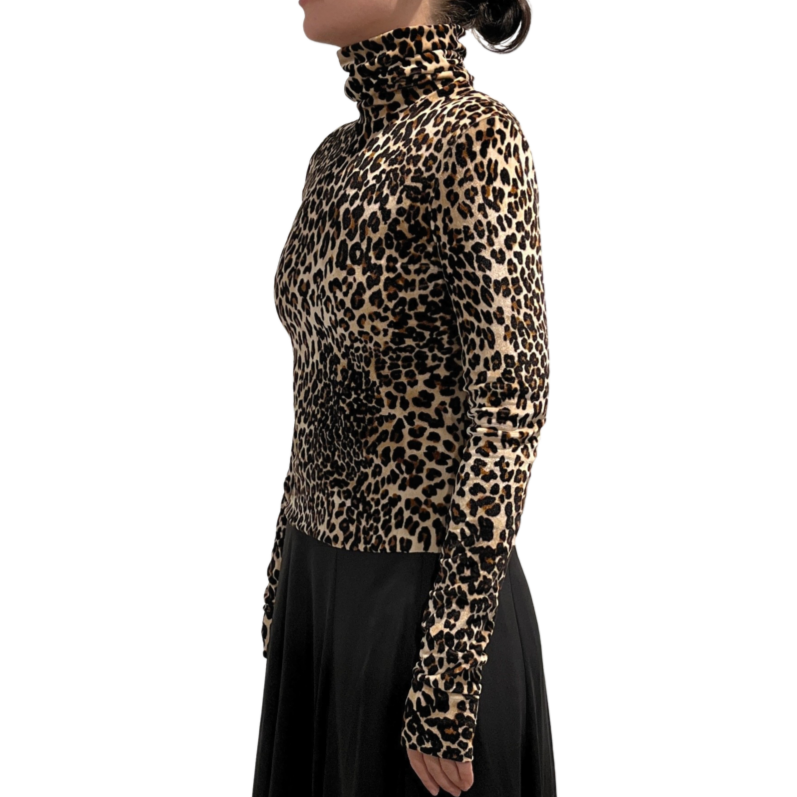 THE PARADISE TOP - LEOPARD - MADE TO ORDER